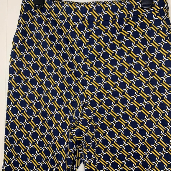 Boden Danby Pull-on chain print ankle stretch pants size 4P - Picture 9 of 15